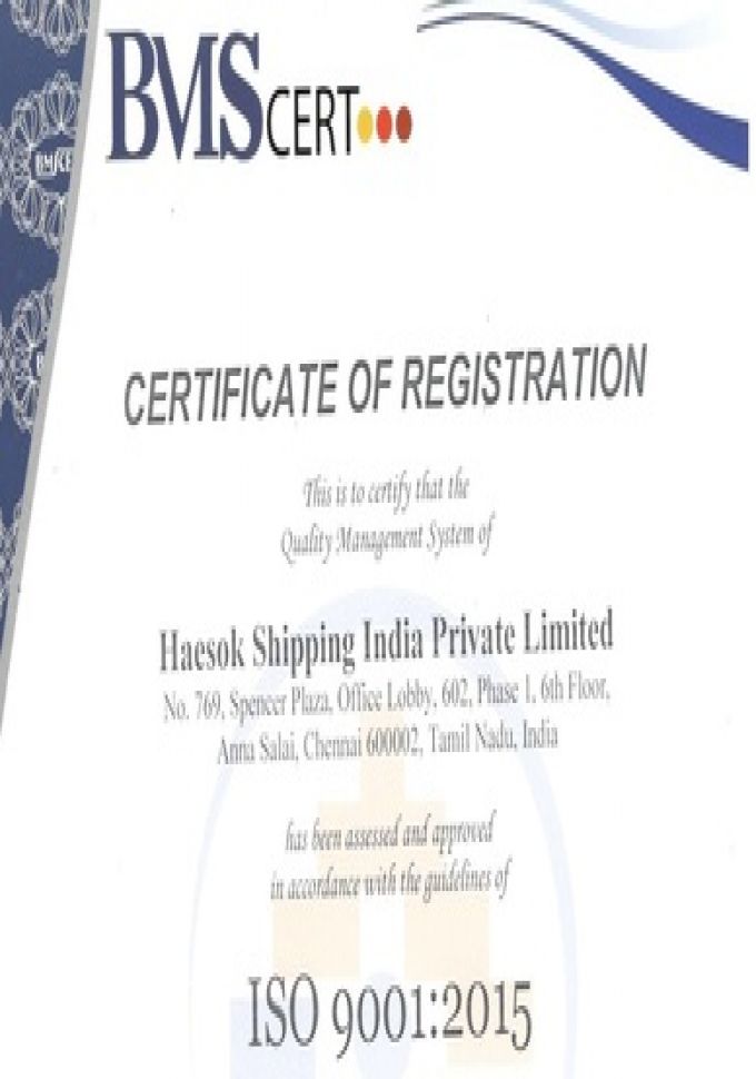 Haesok Shipping Pvt Ltd 