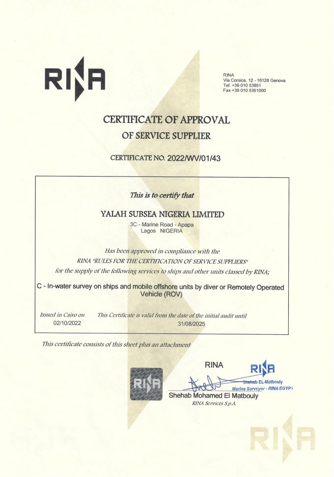 YALAH SUBSEA NIGERIA LIMITED