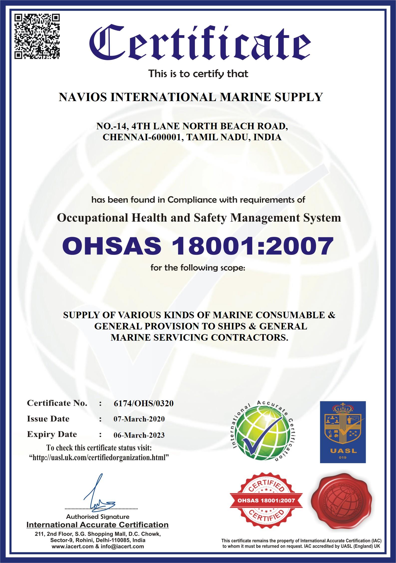 Navios International Marine Supply